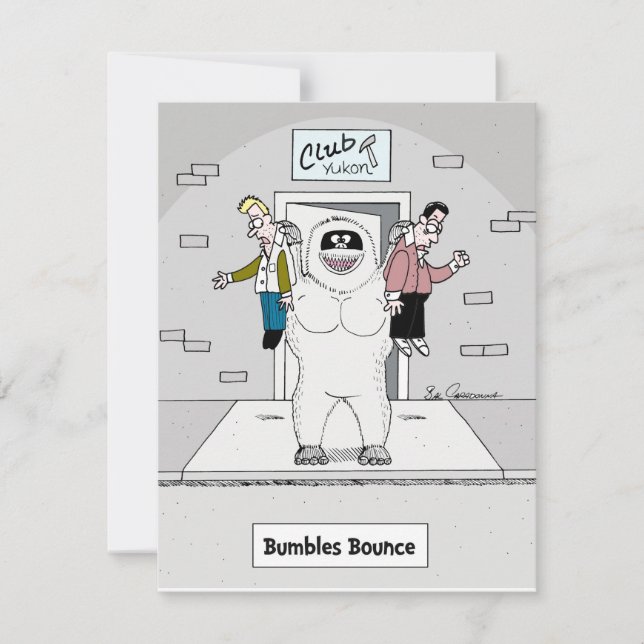 Bumbles Bouncer Holiday Card (Front)
