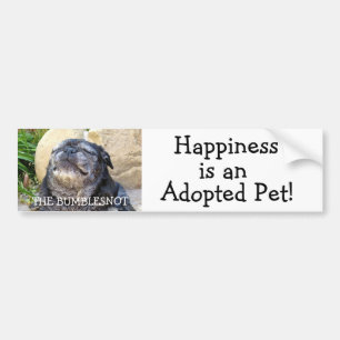 Bumblesnot bumper sticker: Happiness is... Sticker