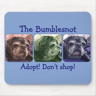 Bumblesnot mousepad: Colour Me Bumble Mouse Mat