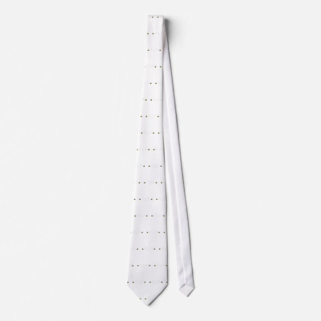 Bumbling Bumble Bees Tiling Neck Tie (Front)