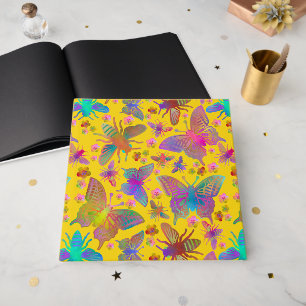 Bumbling Butterflies in Summer Guest Book
