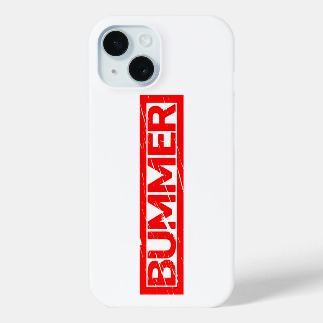 Bummer Stamp Case-Mate iPhone Case (Back)