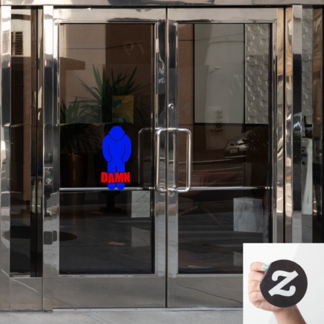Bummer Window Cling (Office Door)