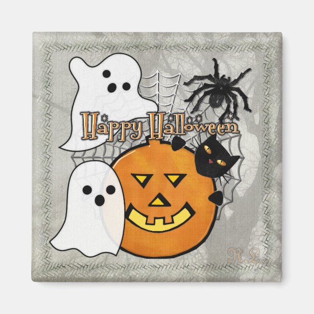 Bump in the Night Halloween Magnet (Front)