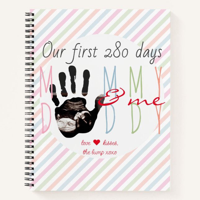 Bump Pregnancy Journal Ultrasound 1st Mother's Day (Front)