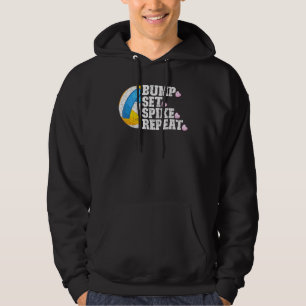 Bump Set Spike Repeat Volleyball Graphic Player Co Hoodie
