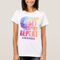 Bump, Set, Spike, Repeat Volleyball Player