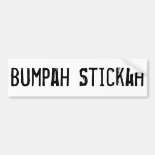 Bumpah Stickah, Boston Lover's Bumper Sticker