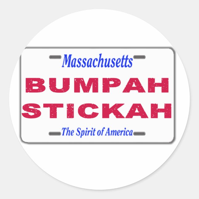 Bumpah Stickah Classic Round Sticker (Front)