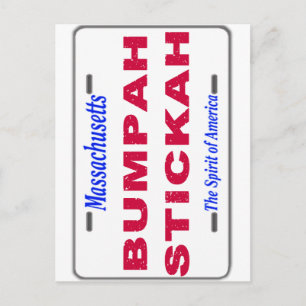 Bumpah Stickah Postcard