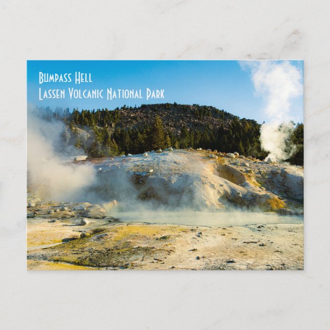 Bumpass Hell - Lassen Volcanic National Park Postcard (Front)