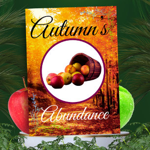 “Bumper Apple Harvest Thanks” Invitation