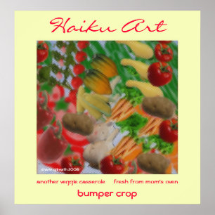 Bumper Crop Haiku Art Print