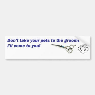Bumper - Don't Take Your Pets... Sticker