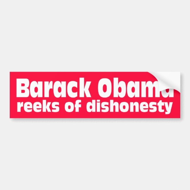 BUMPER_NOBAMA_105 BUMPER STICKER (Front)