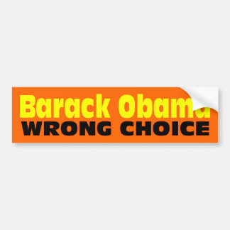 BUMPER_NOBAMA_106 BUMPER STICKER