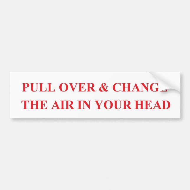 bumper sticker (Front)