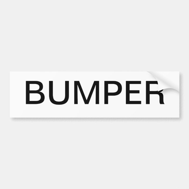 BUMPER STICKER (Front)