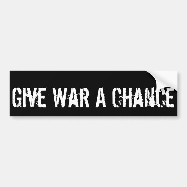 bumper sticker (Front)