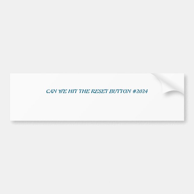 Bumper Sticker (Front)