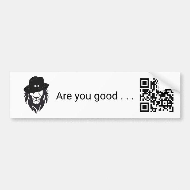 Bumper Sticker (Front)