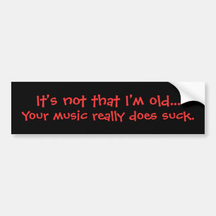 Bumper sticker
