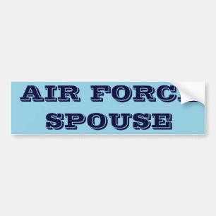 Bumper Sticker Air Force Spouse