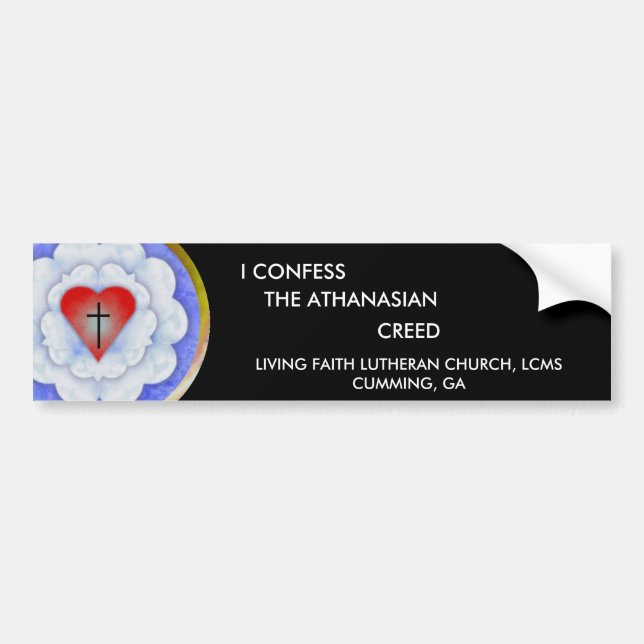 Bumper Sticker - Athanasian (Front)