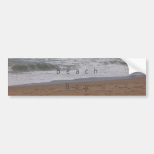Bumper Sticker Beach Boy design style