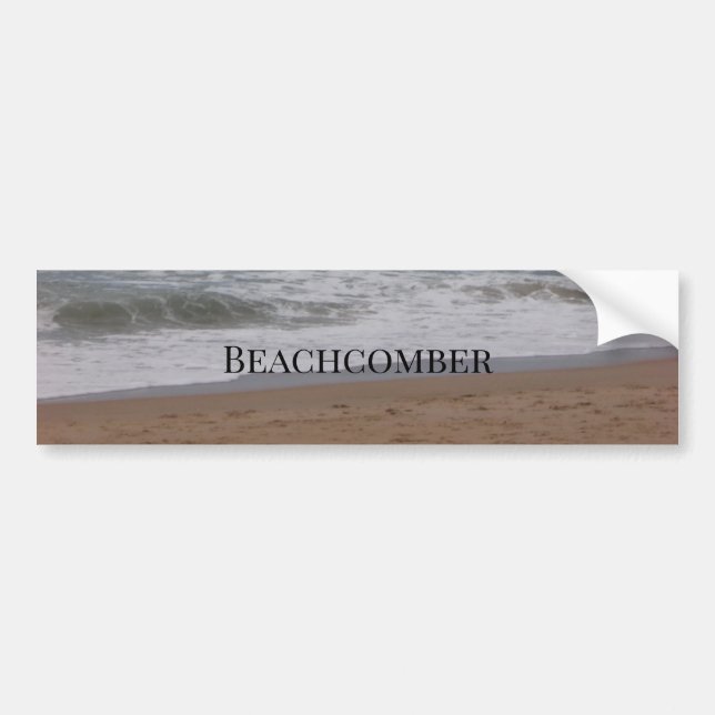 Bumper Sticker  Beachcomber design style  (Front)
