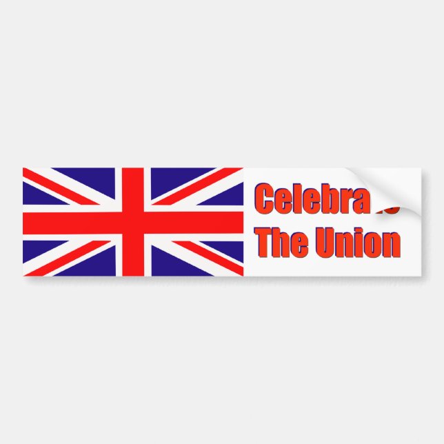 Bumper Sticker Celebrate the Union (Front)