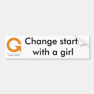 Bumper Sticker - Change