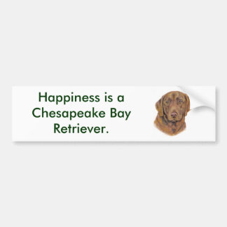 Bumper Sticker : chesapeake Bay Retriever