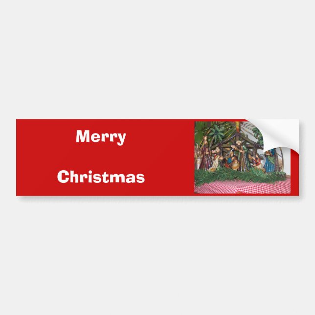 Bumper Sticker/Christmas/Nativity Sticker (Front)