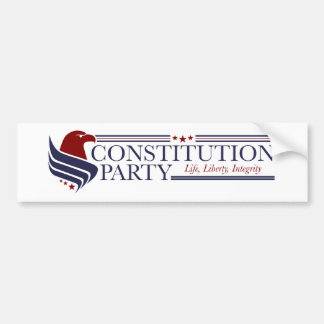 Bumper Sticker, Constitution Party Bumper Sticker