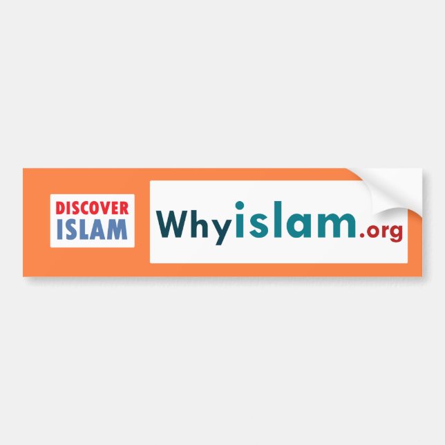 Bumper Sticker Discover Islam (17) (Front)