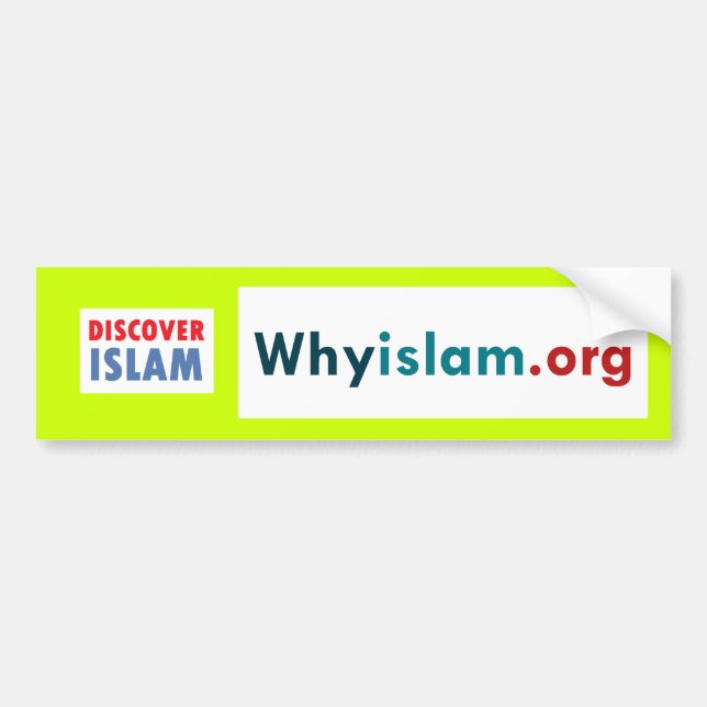 Bumper Sticker Discover Islam (2) (Front)