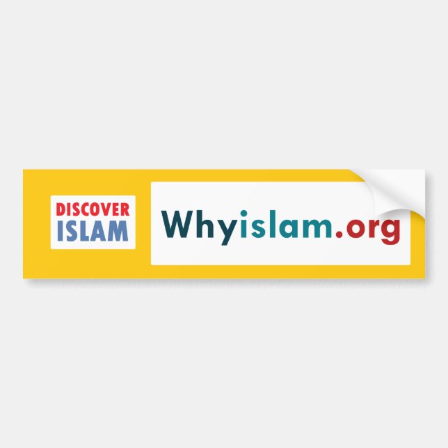 Bumper Sticker Discover Islam (7) (Front)