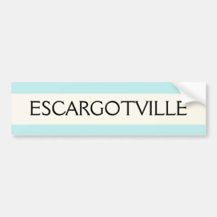 BUMPER STICKER - ESCARGOTVILLE