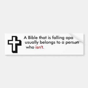 Bumper Sticker Falling Apart Bible