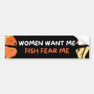 BUMPER STICKER FOR THE FISHERMAN
