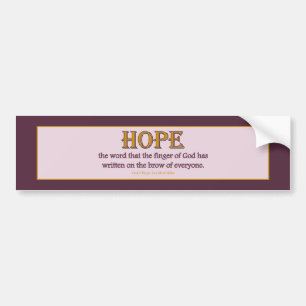 Bumper Sticker: Hope Bumper Sticker
