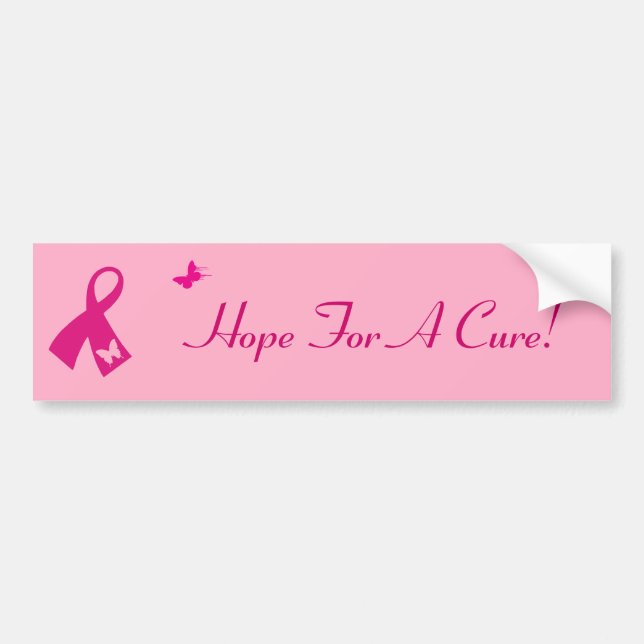 Bumper Sticker: Hope For A Cure Bumper Sticker (Front)