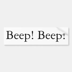 Bumper Sticker Horn - Beep! Beep!
