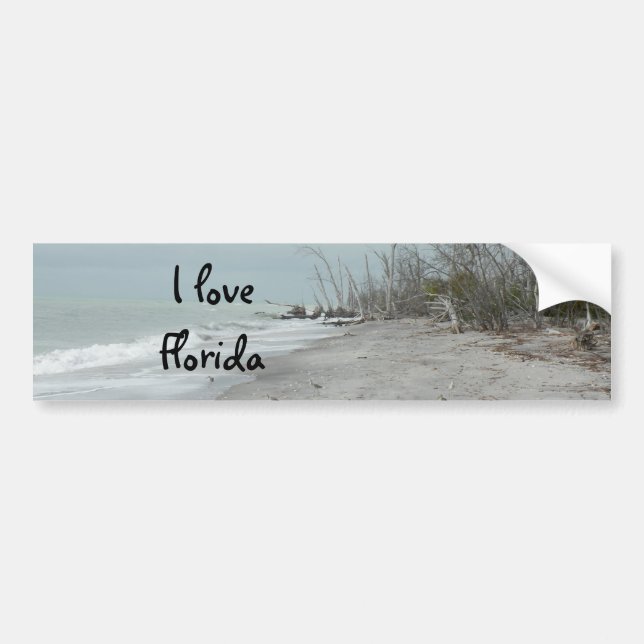 Bumper Sticker, I love Florida Bumper Sticker (Front)