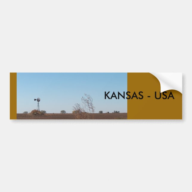 Bumper Sticker/Kansas Bumper Sticker (Front)