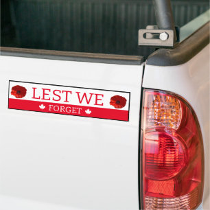 Bumper Sticker - Lest We forget - 
