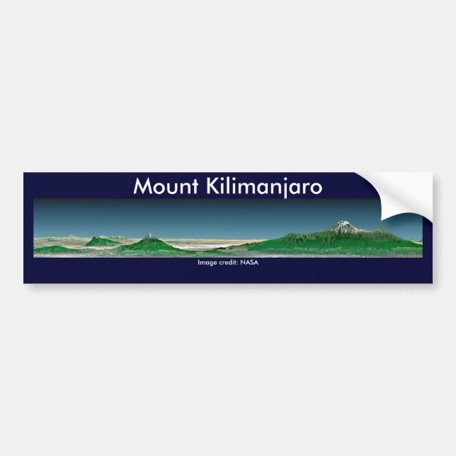 Bumper Sticker / Mount Kilimanjaro (Front)