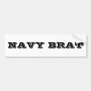 Bumper Sticker Navy Brat