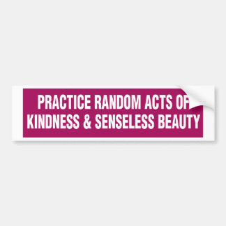Bumper Sticker - Practice Random Acts of Kindness.